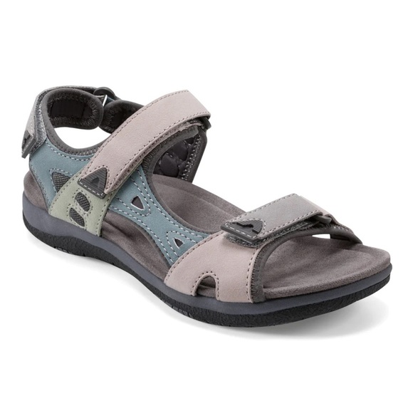 EARTH ORIGINS Skylar Round Toe Lightweight Casual Flat Sandals Size 11 NEW - Picture 3 of 16